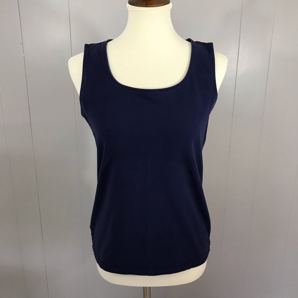 Coldwater creek navy tank top